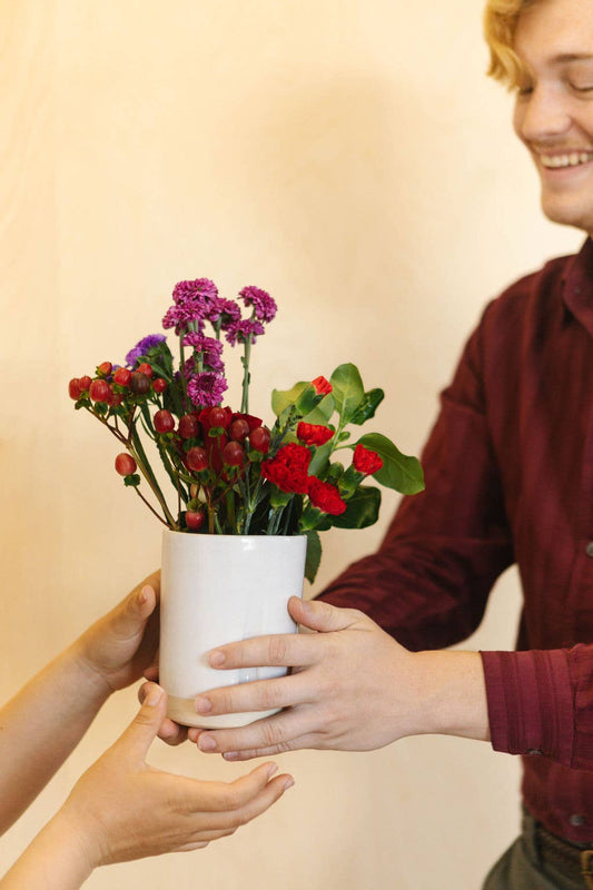 Stoneware Vase/Utensil Holder