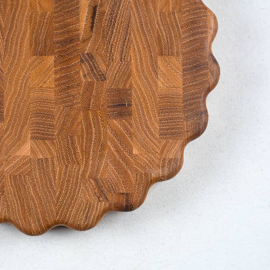 Scallop Butcher Block Board
