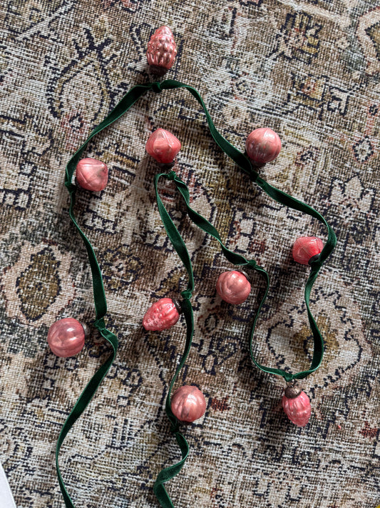 Glass Ornament Garland