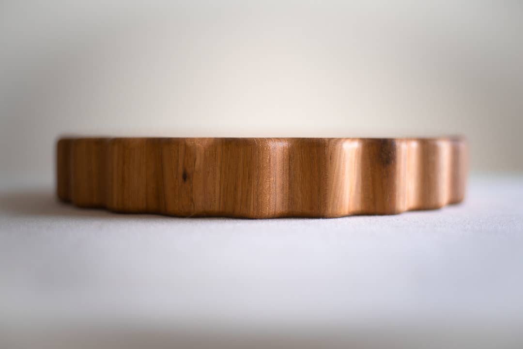 Scallop Butcher Block Board