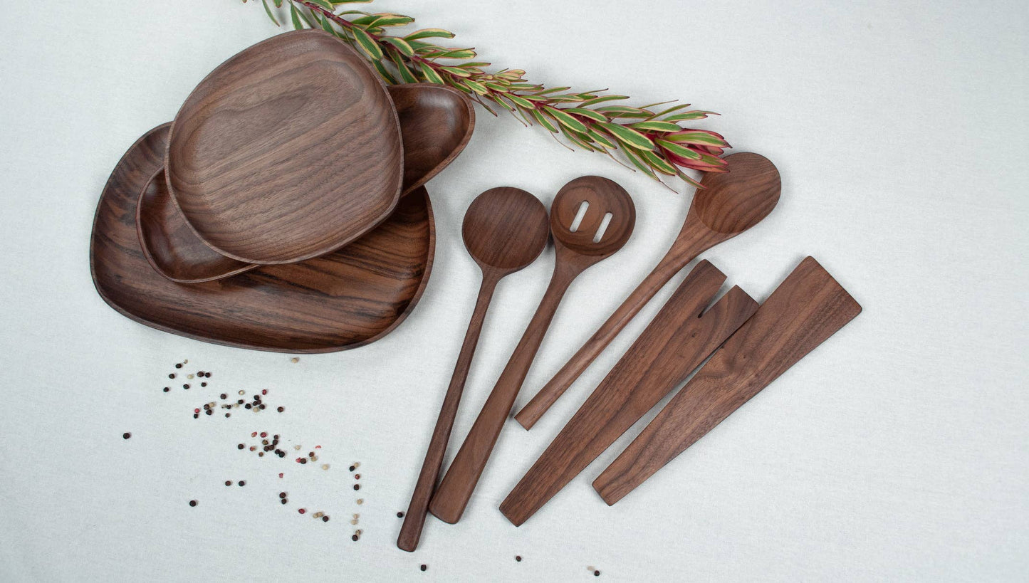 Walnut Oval Spoon