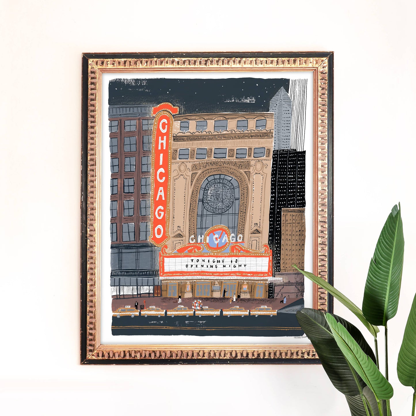 Chicago Theatre Giclée Fine Art Print