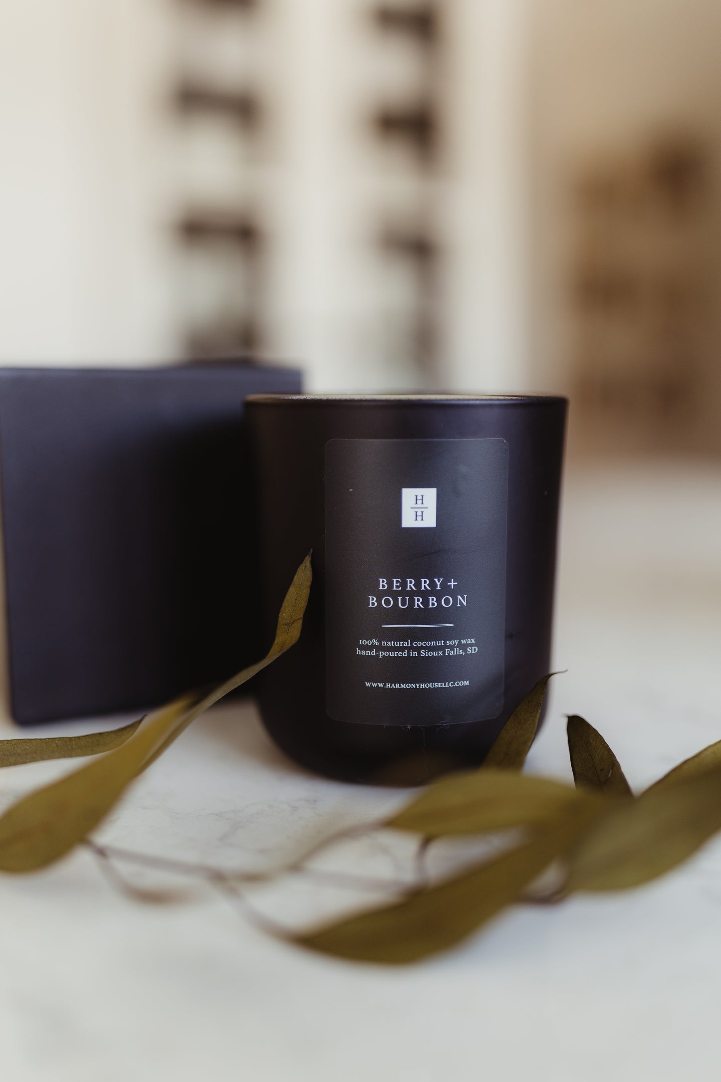 Berry + Bourbon - Coconut Soy Candle
