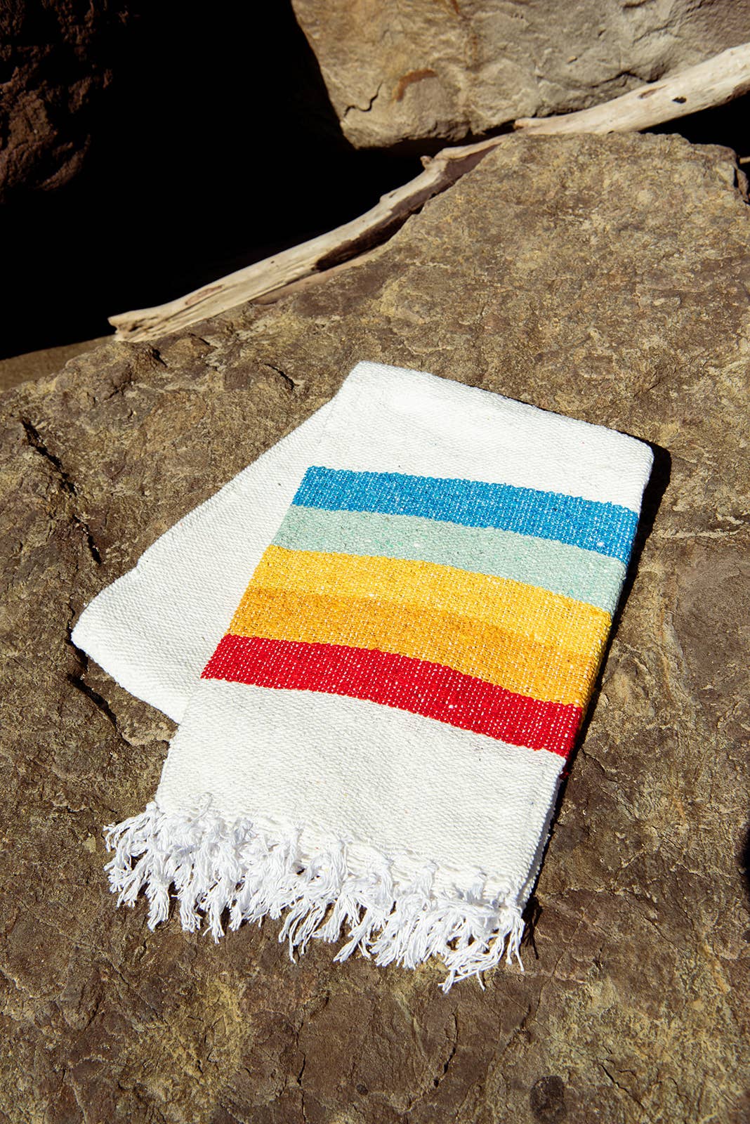 Vintage Rainbow Throw Blanket