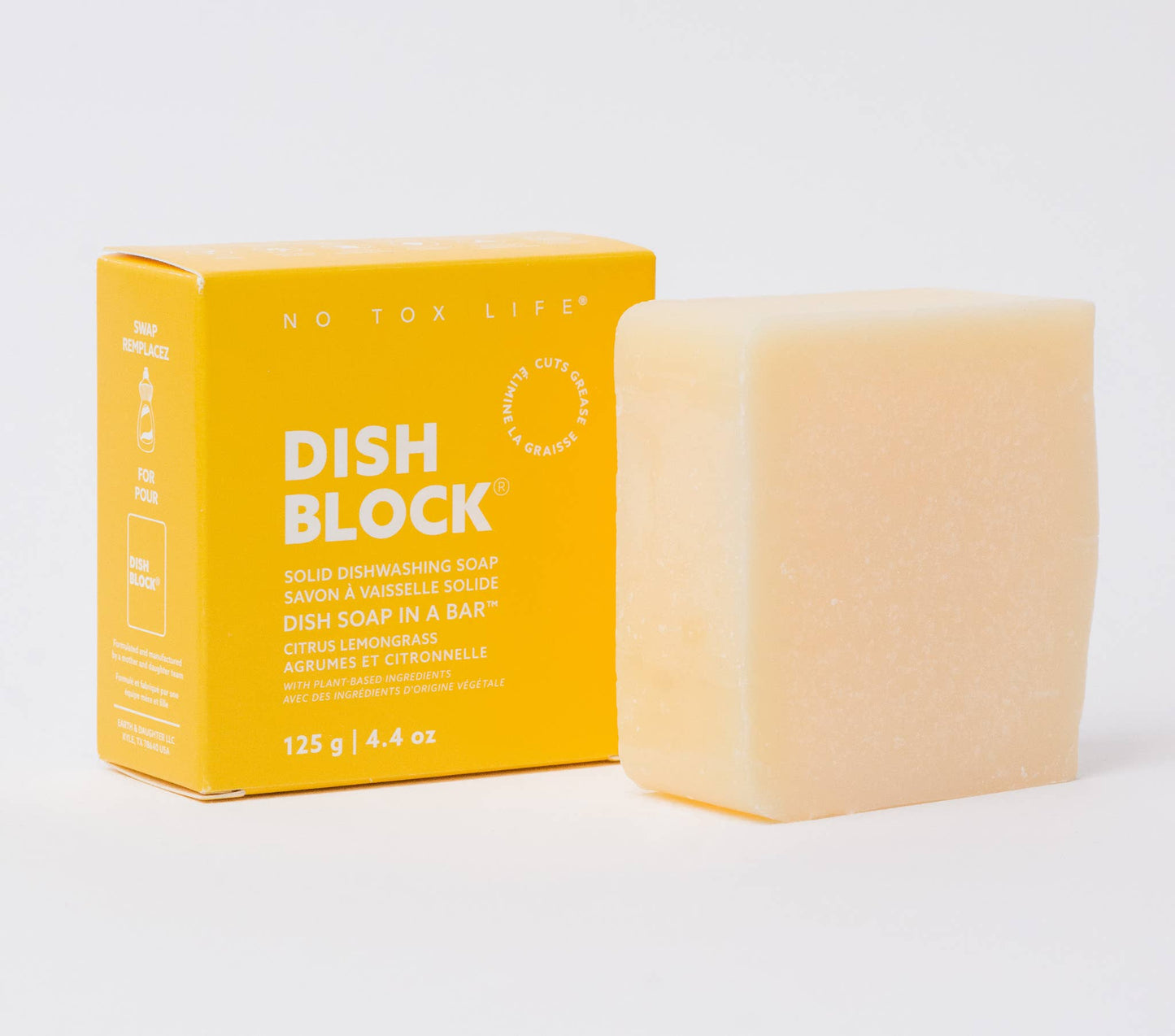 Dish Block® Soap Bar - Citrus Lemongrass