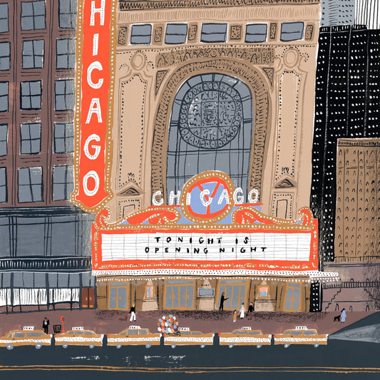 Chicago Theatre Giclée Fine Art Print