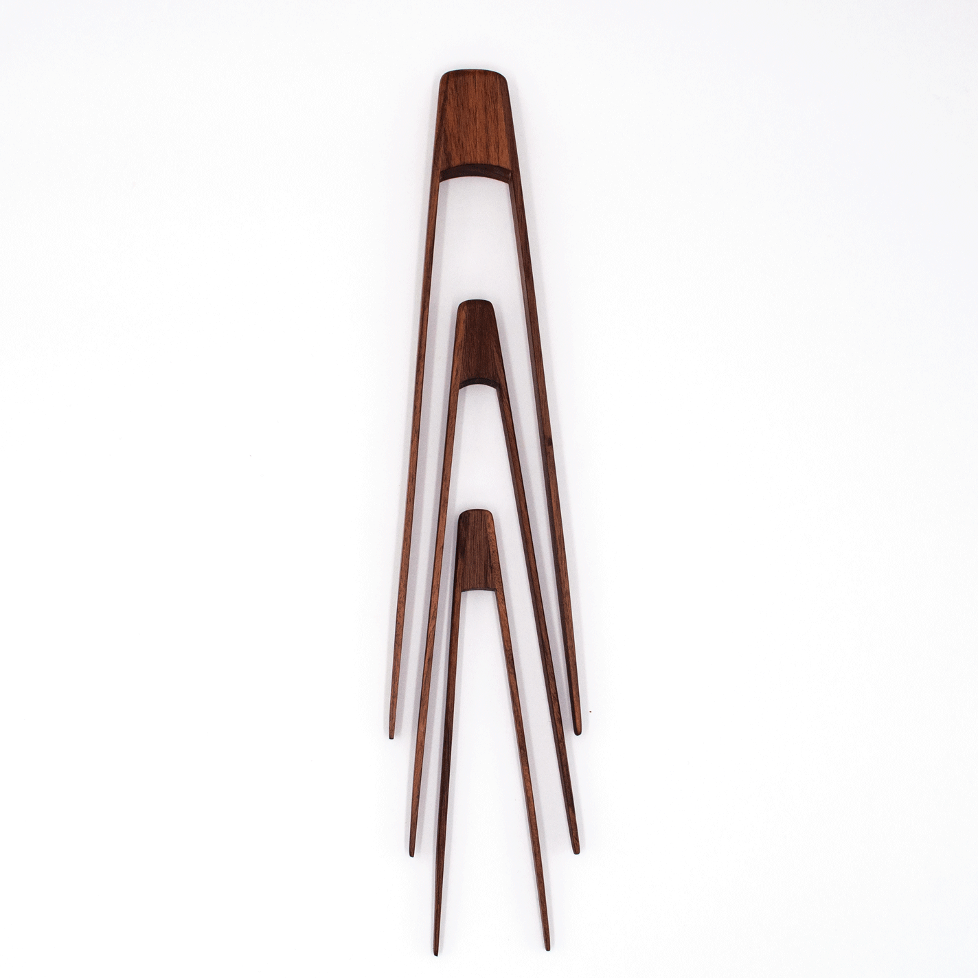 Walnut Tongs