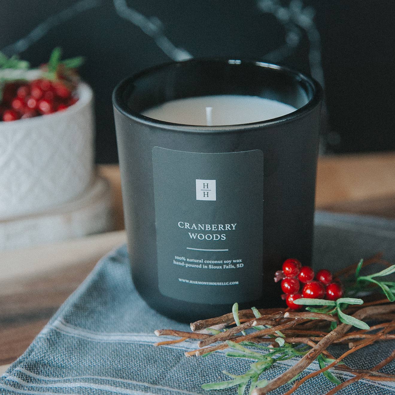 Cranberry Woods - Coconut Soy Candle