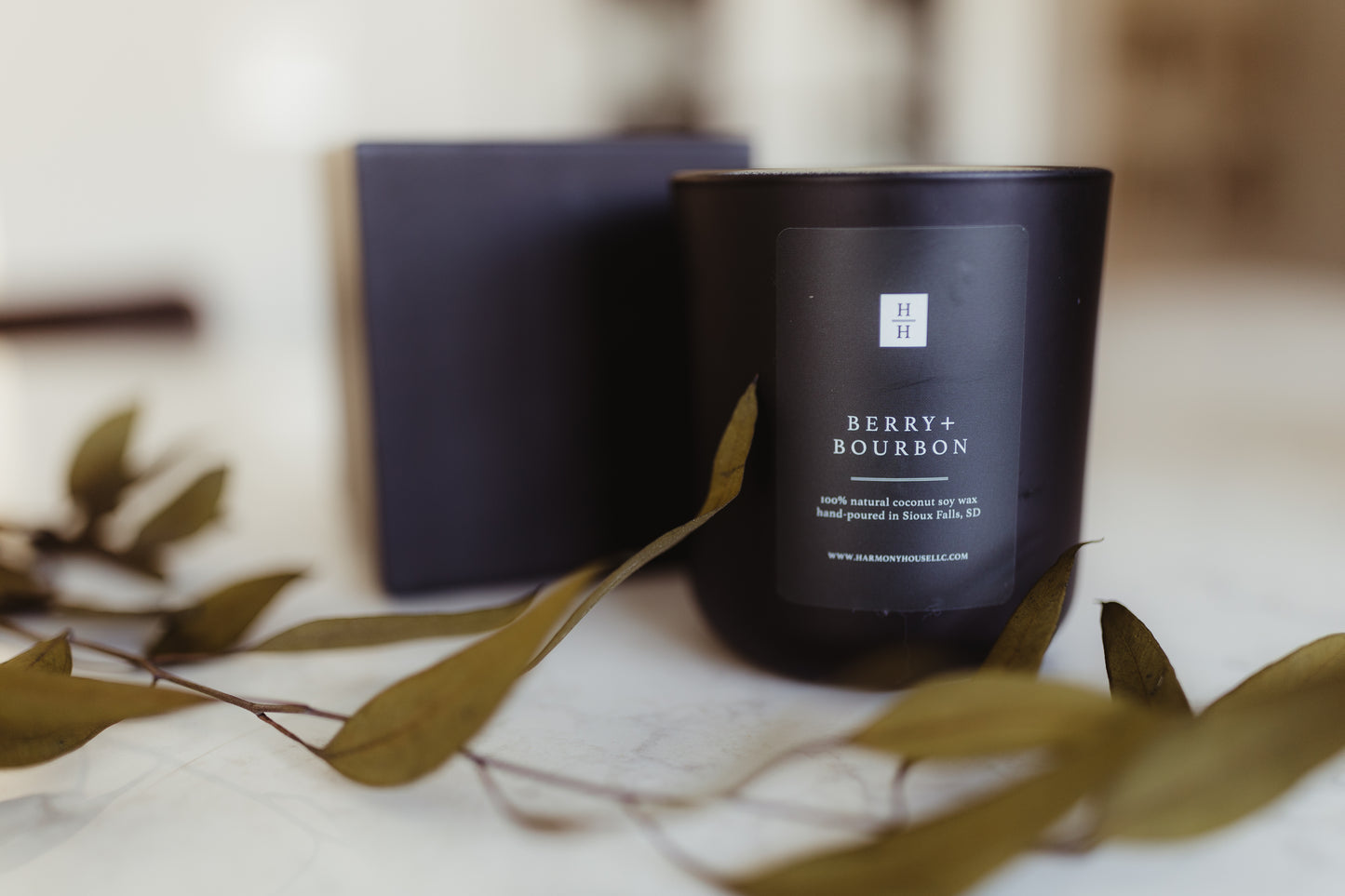 Berry + Bourbon - Coconut Soy Candle