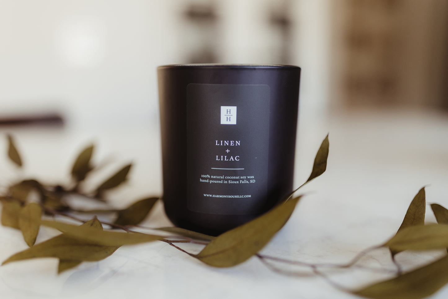 Linen + Lilac - Coconut Soy Candle