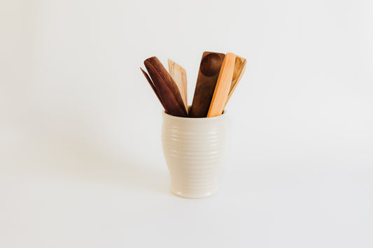 Farmhouse Ridges Utensil Jar